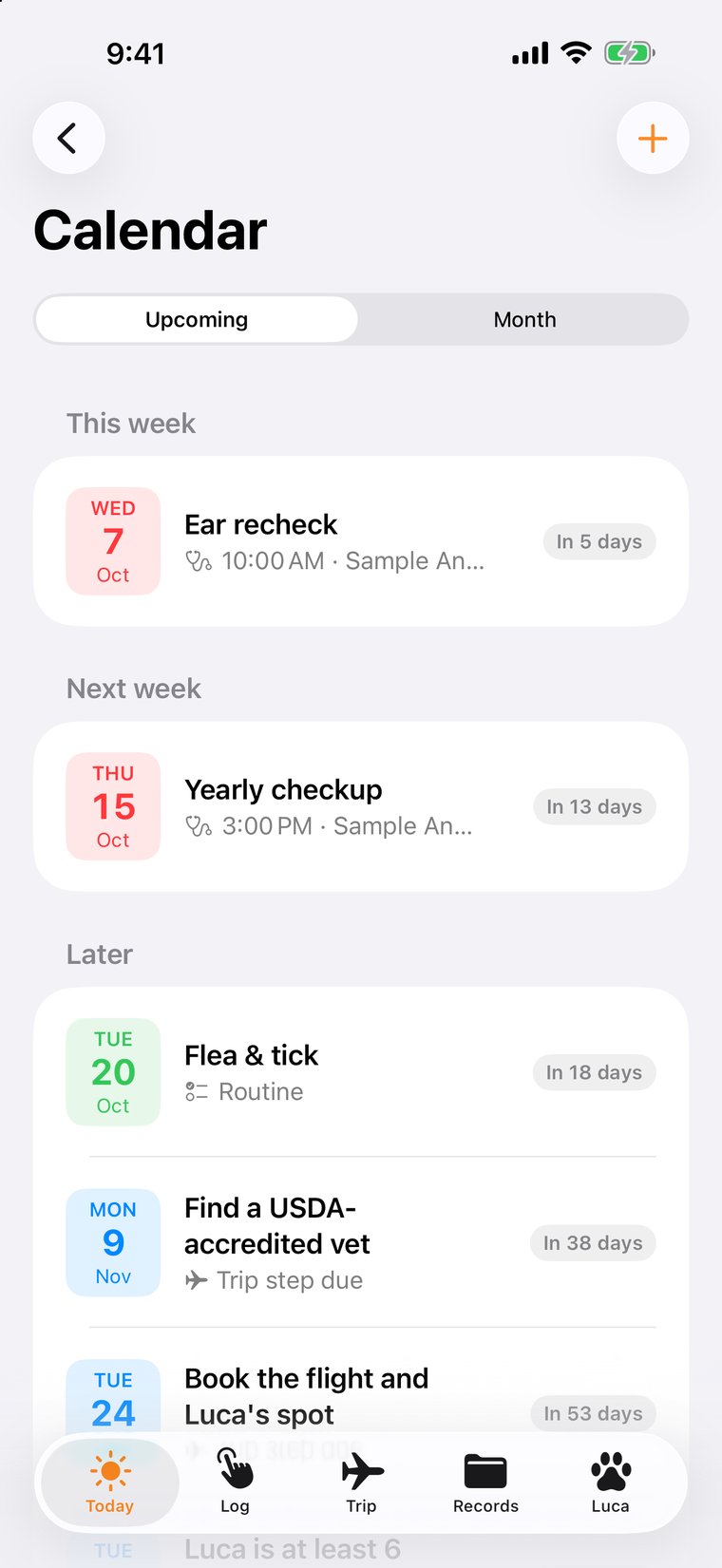 Calendar