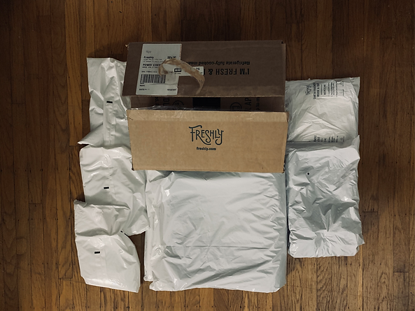 Meal kit waste